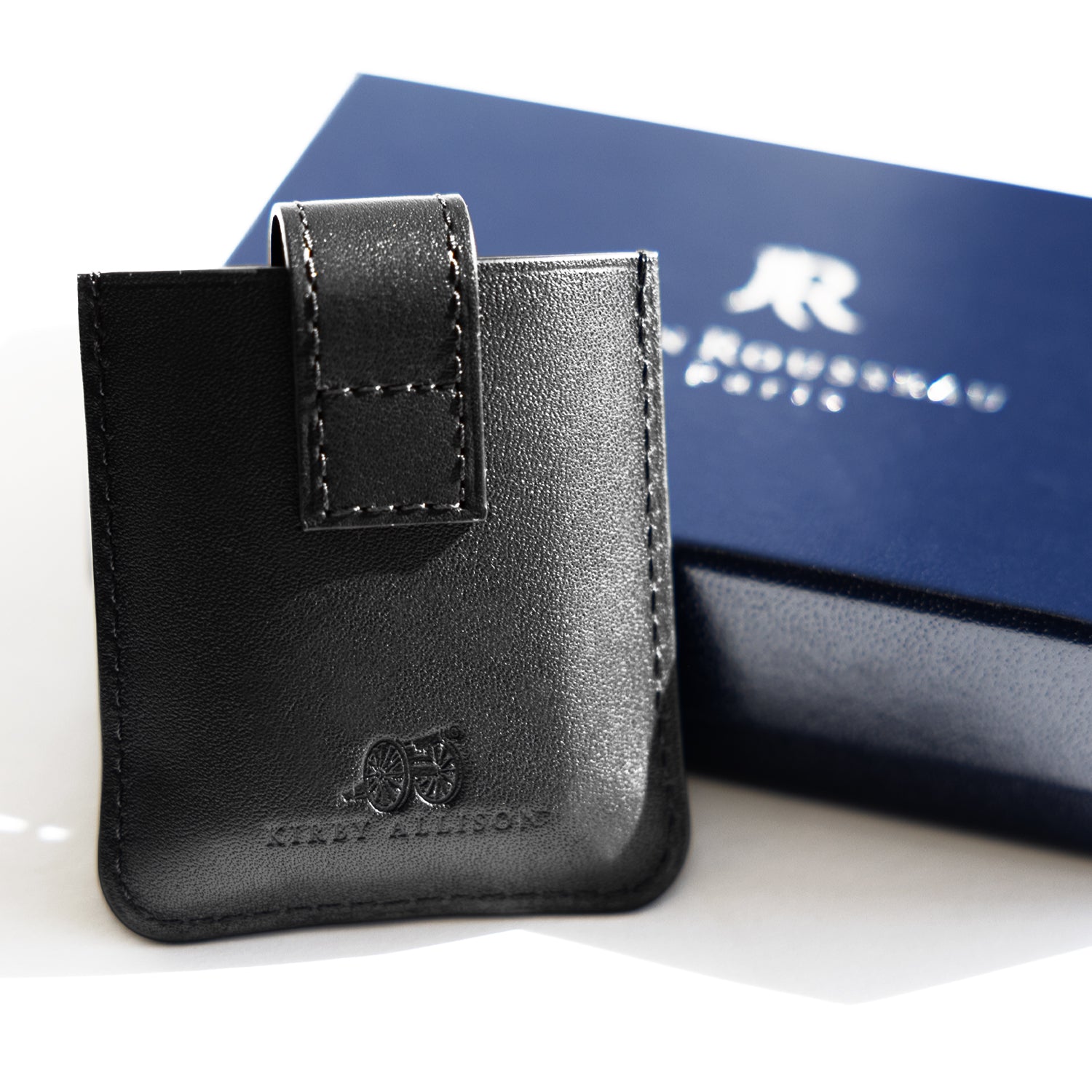 Jean Rousseau x Kirby Allison Black Calf Lighter Case