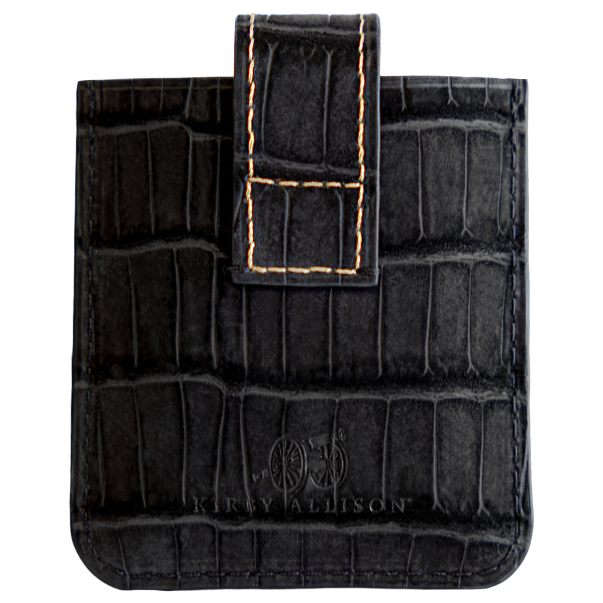 Jean Rousseau x Kirby Allison Black Suede Alligator Lighter Case