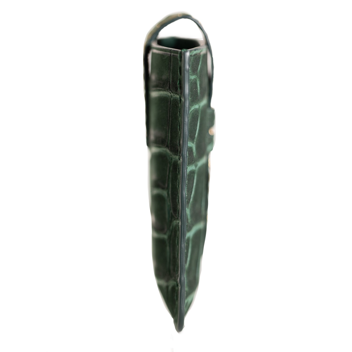 Jean Rousseau x Kirby Allison Green Alligator Suede Lighter Case