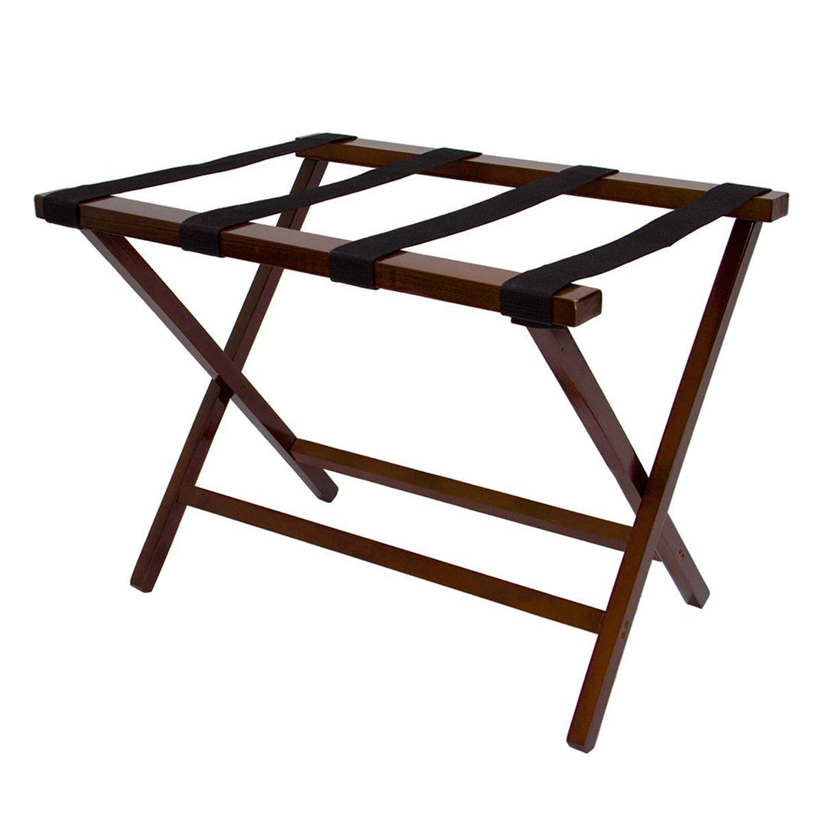 Walnut Folding Luggage Rack