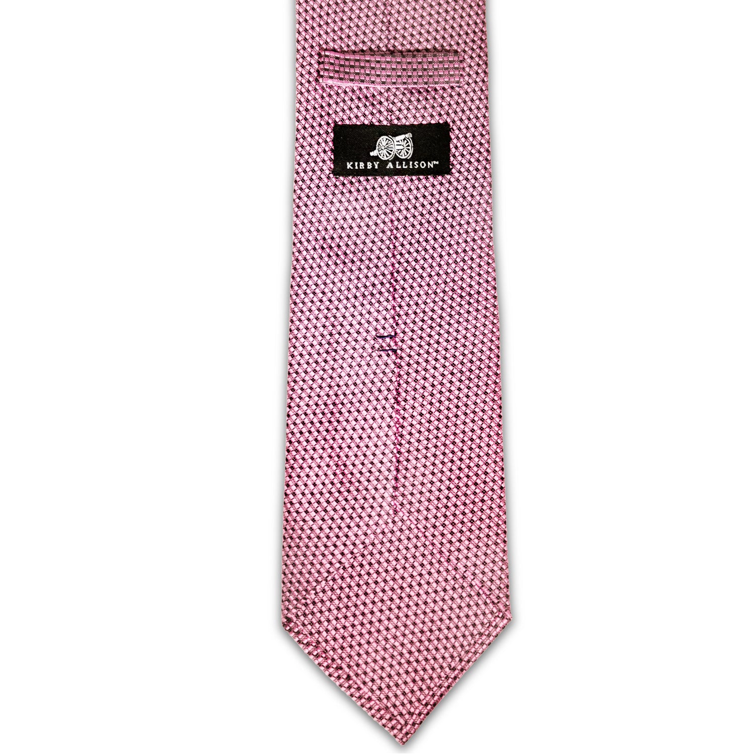 Sovereign Grade Pink & Black Mock Grenadine Tie - 150 cm