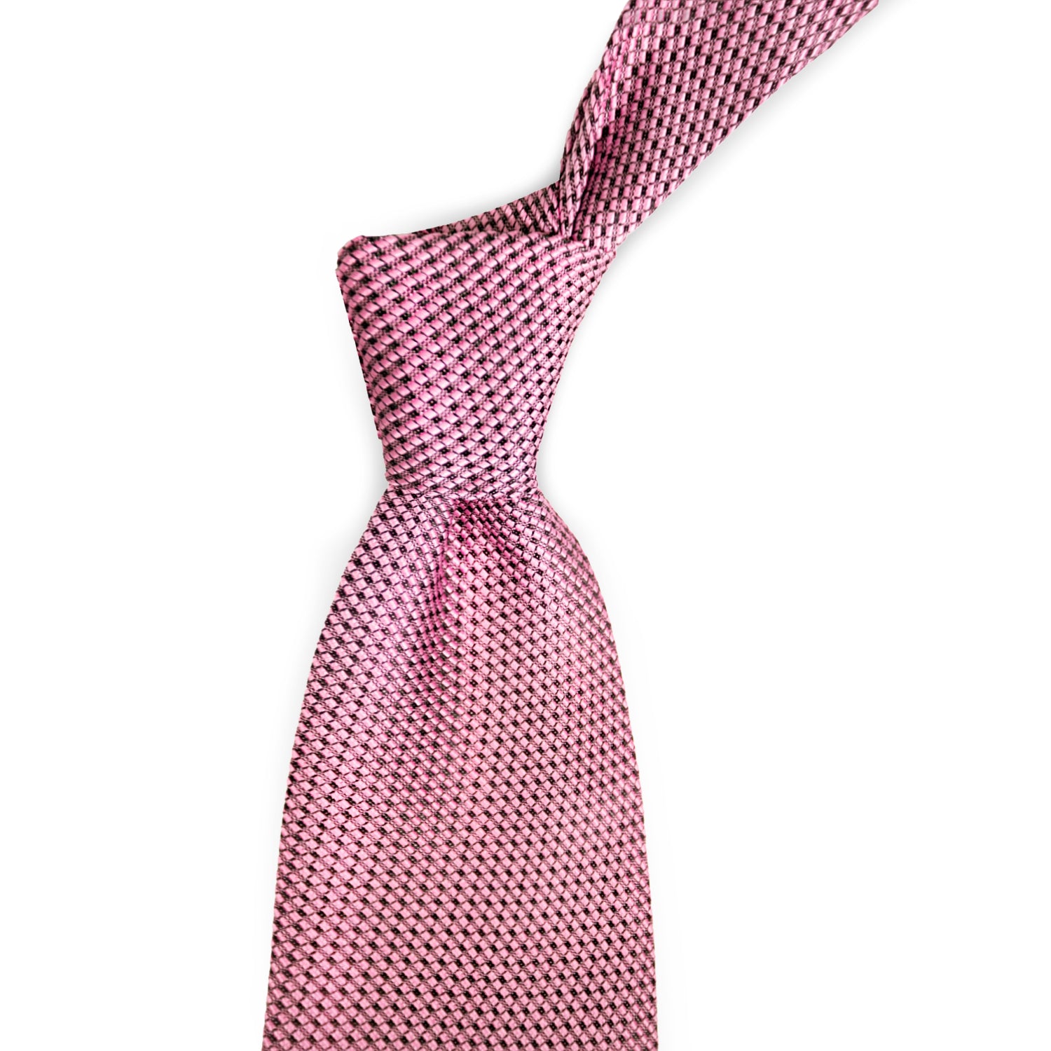 Sovereign Grade Pink & Black Mock Grenadine Tie - 150 cm