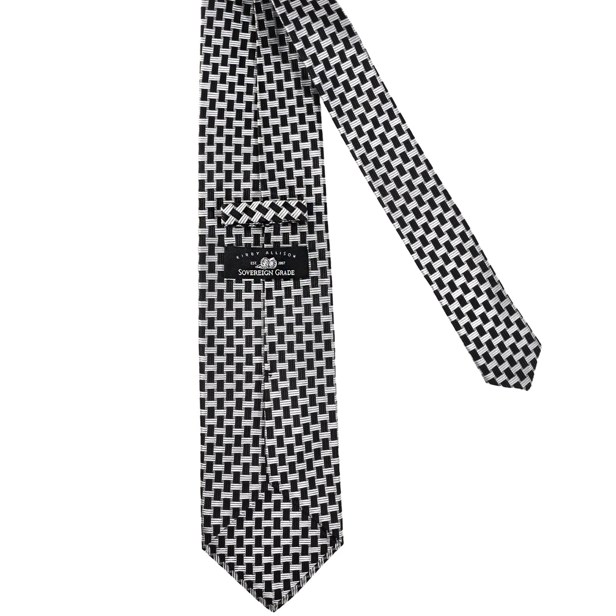 Sovereign Grade Basket Weave Silk Tie