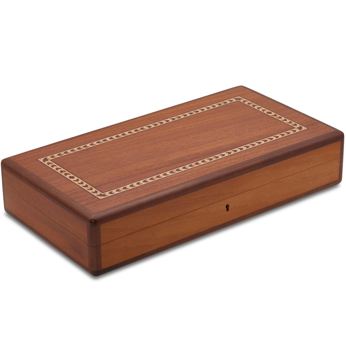 Kirby Allison Solid Wood Marketry Small Humidor (20 Cigars)
