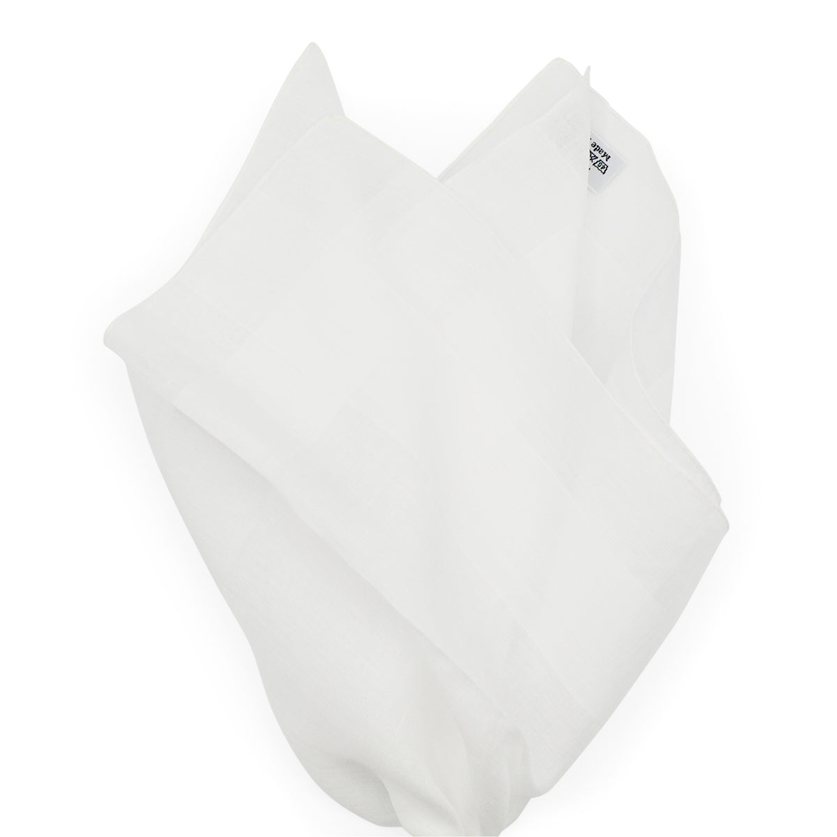 Simonnot Godard "Fil de Bouche" Handwoven Vintage Linen Pocket Square