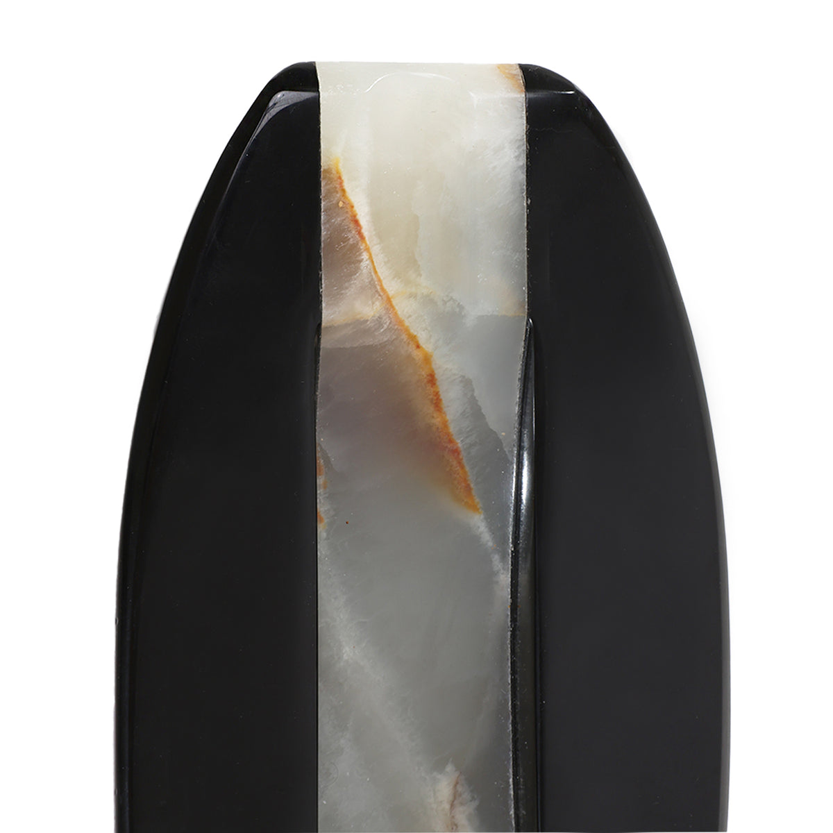 Vintage Agate & Onyx Cigar Ashtray