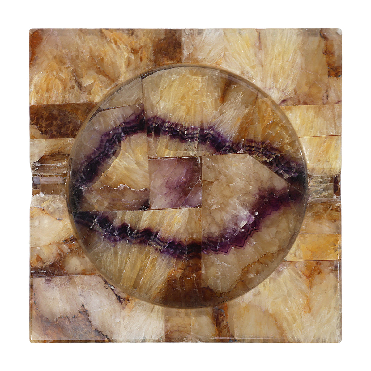 Vintage Blue John & Marble Ashtray
