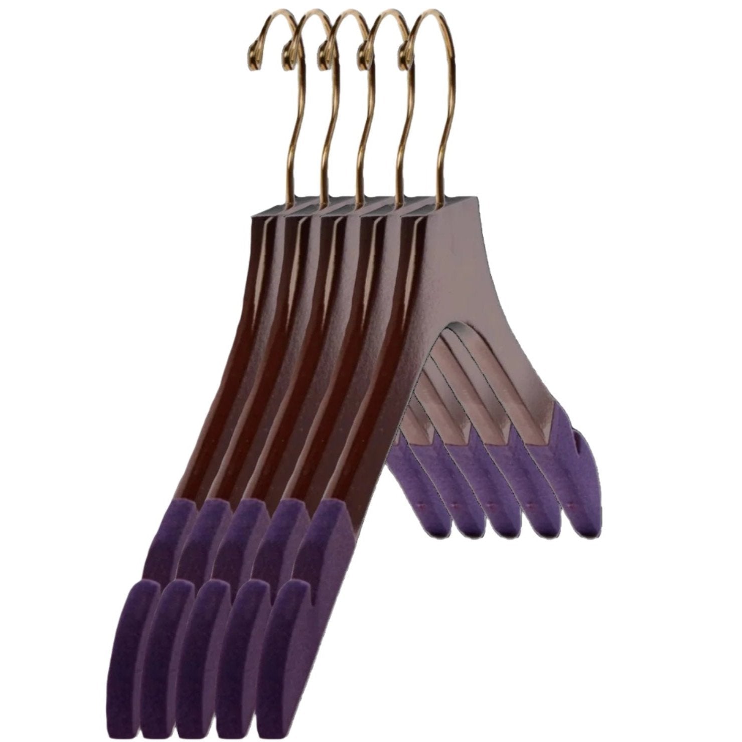 Skirt Trouser Shirt Hangers for Women Luxury Wooden Hangers KirbyAllison