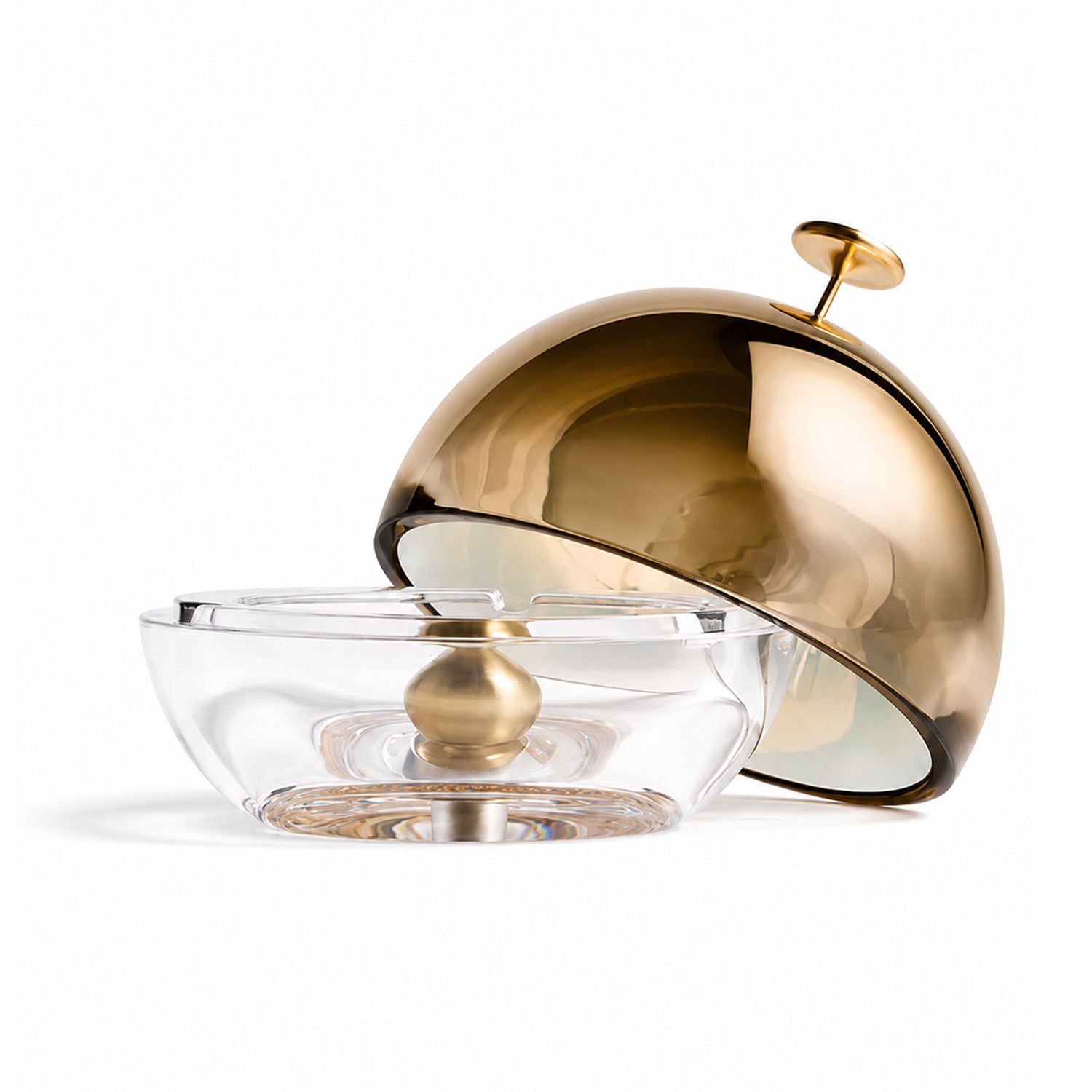 Murmmr 24k Gold Crystal Dome Cigar Ashtray