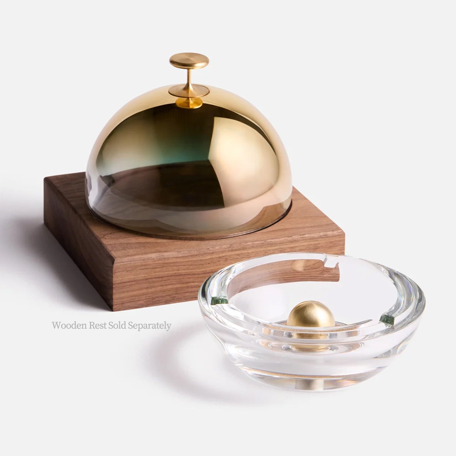 Murmmr 24k Gold Crystal Dome Cigar Ashtray