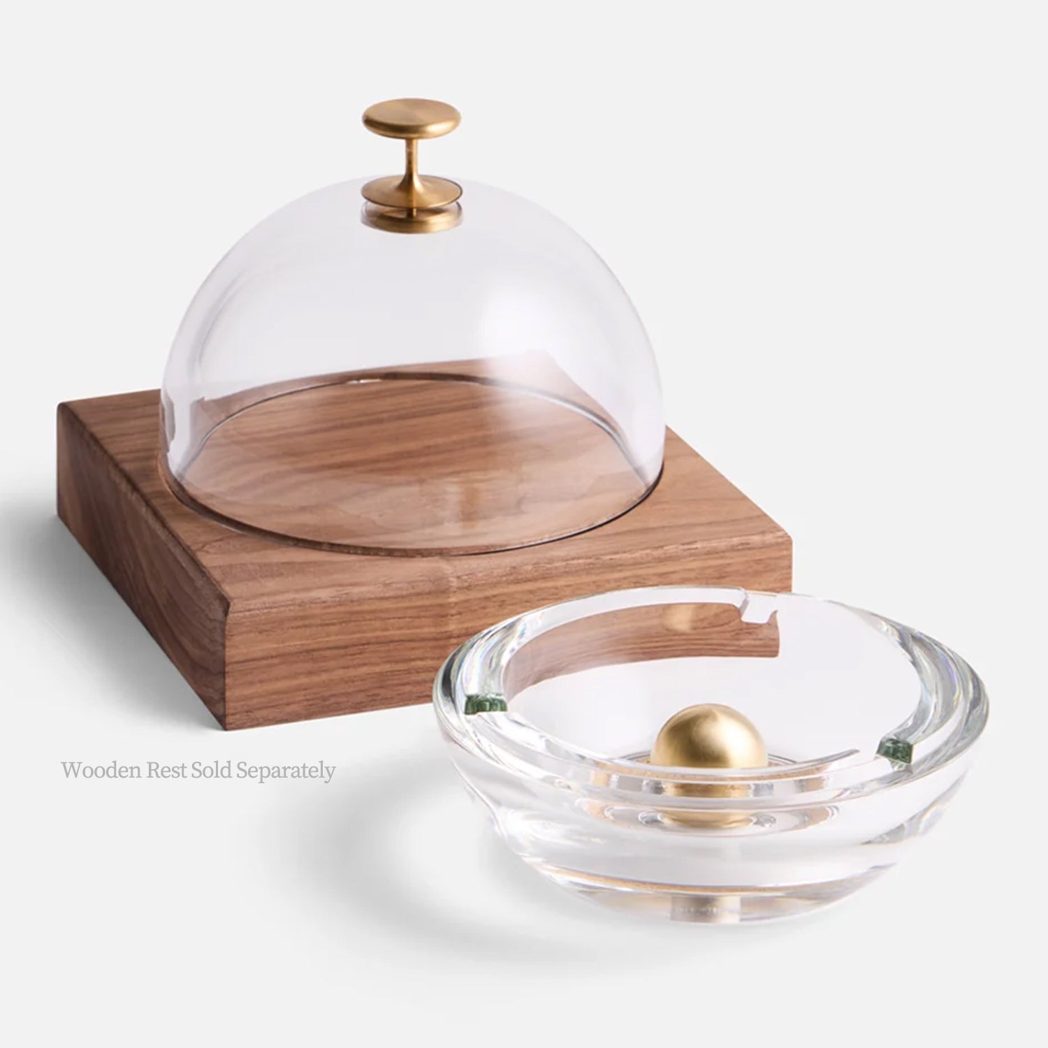 Murmmr Crystal Dome Cigar Ashtray