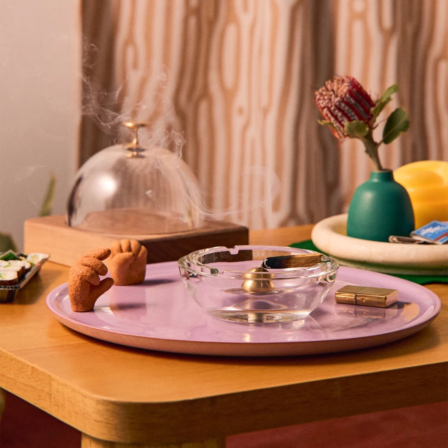 Murmmr Wooden Rest For Crystal Dome
