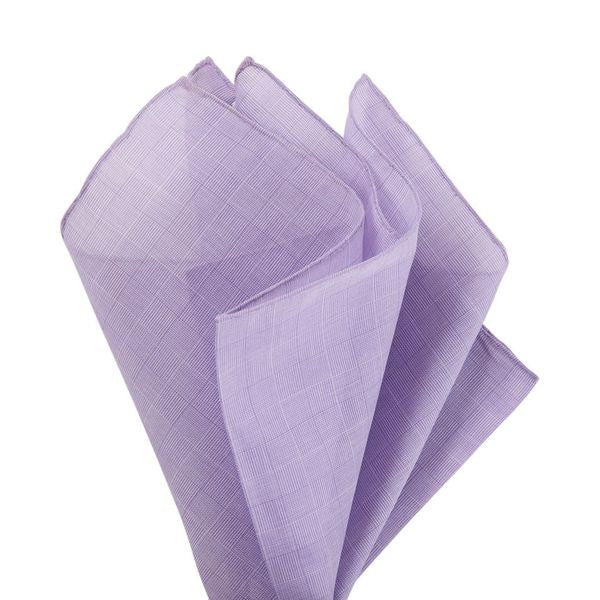 Simonnot Godard Lilac Prince de Galles Pocket Square