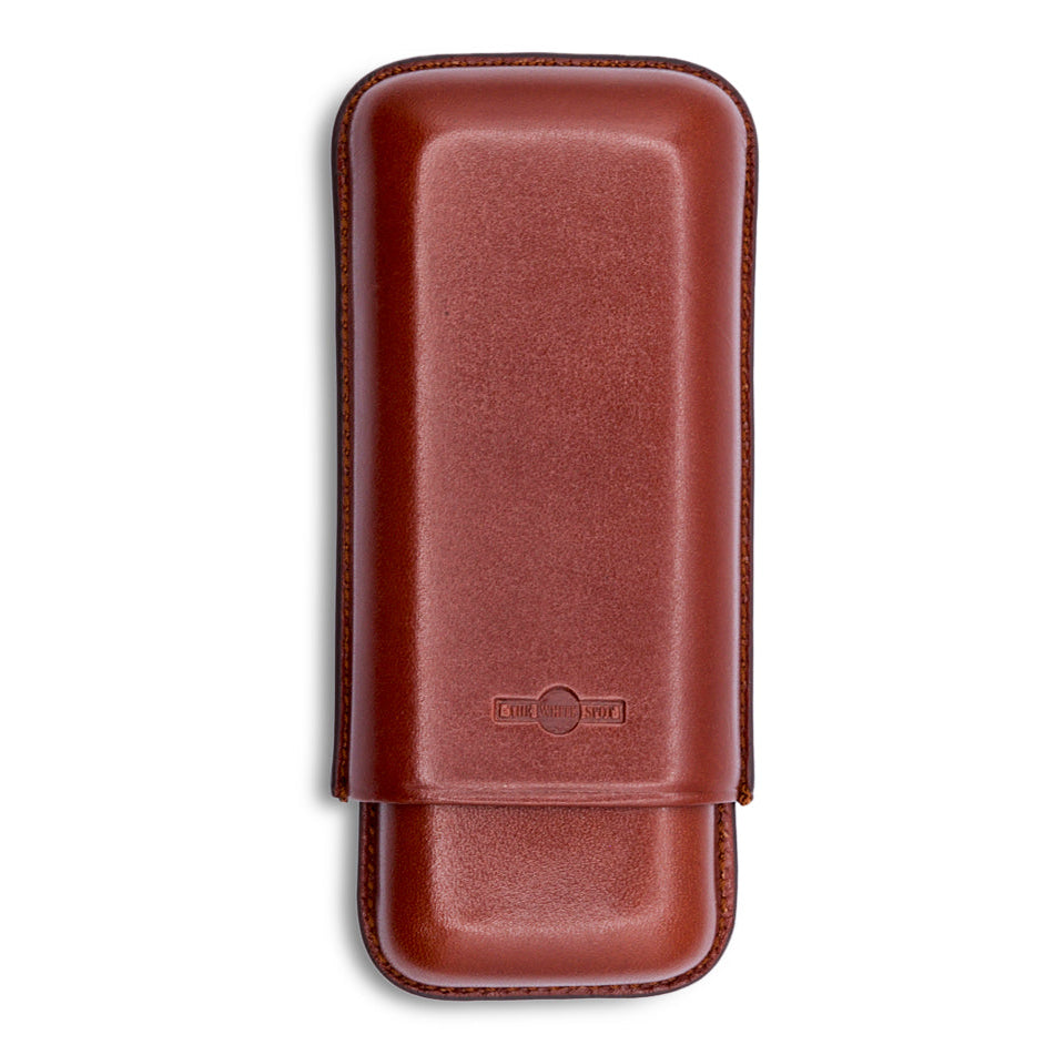 Dunhill Bulldog Robusto Brown Cigar Case (2 cigars)