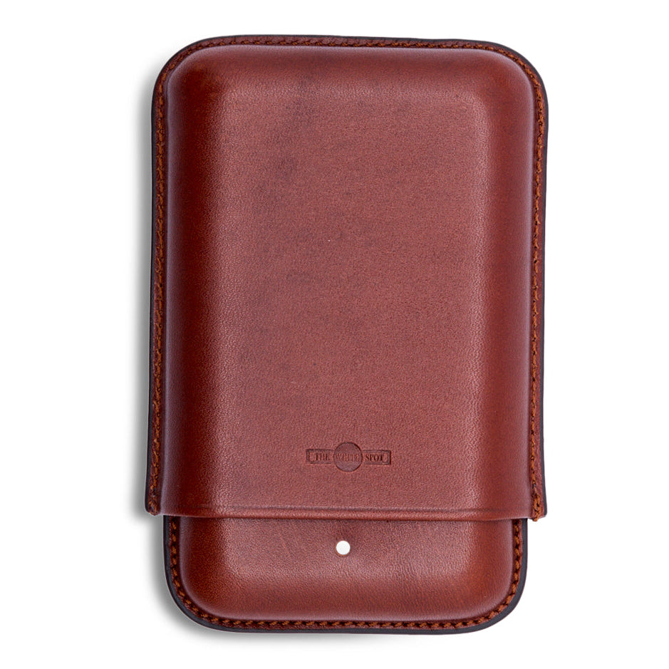 Dunhill Bulldog Robusto Brown Cigar Case (3 cigars)