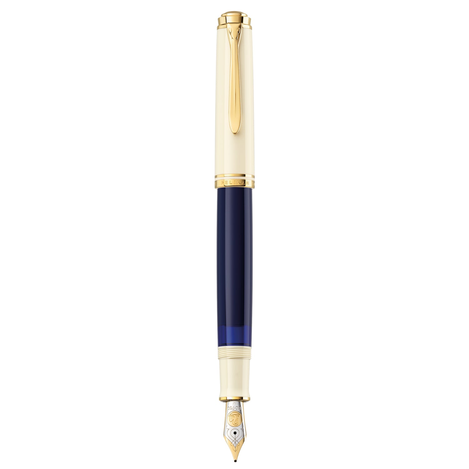 Pelikan Souverän M800 Cream & Blue Fountain Pen