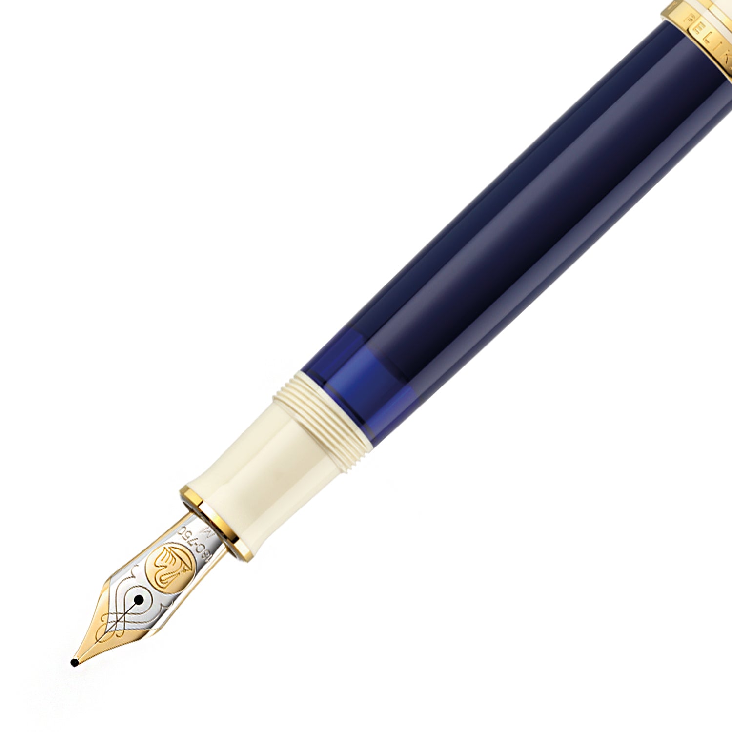 Pelikan Souverän M800 Cream & Blue Fountain Pen
