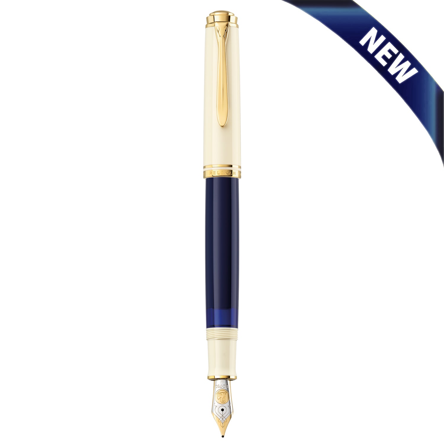 Pelikan Souverän M800 Cream & Blue Fountain Pen