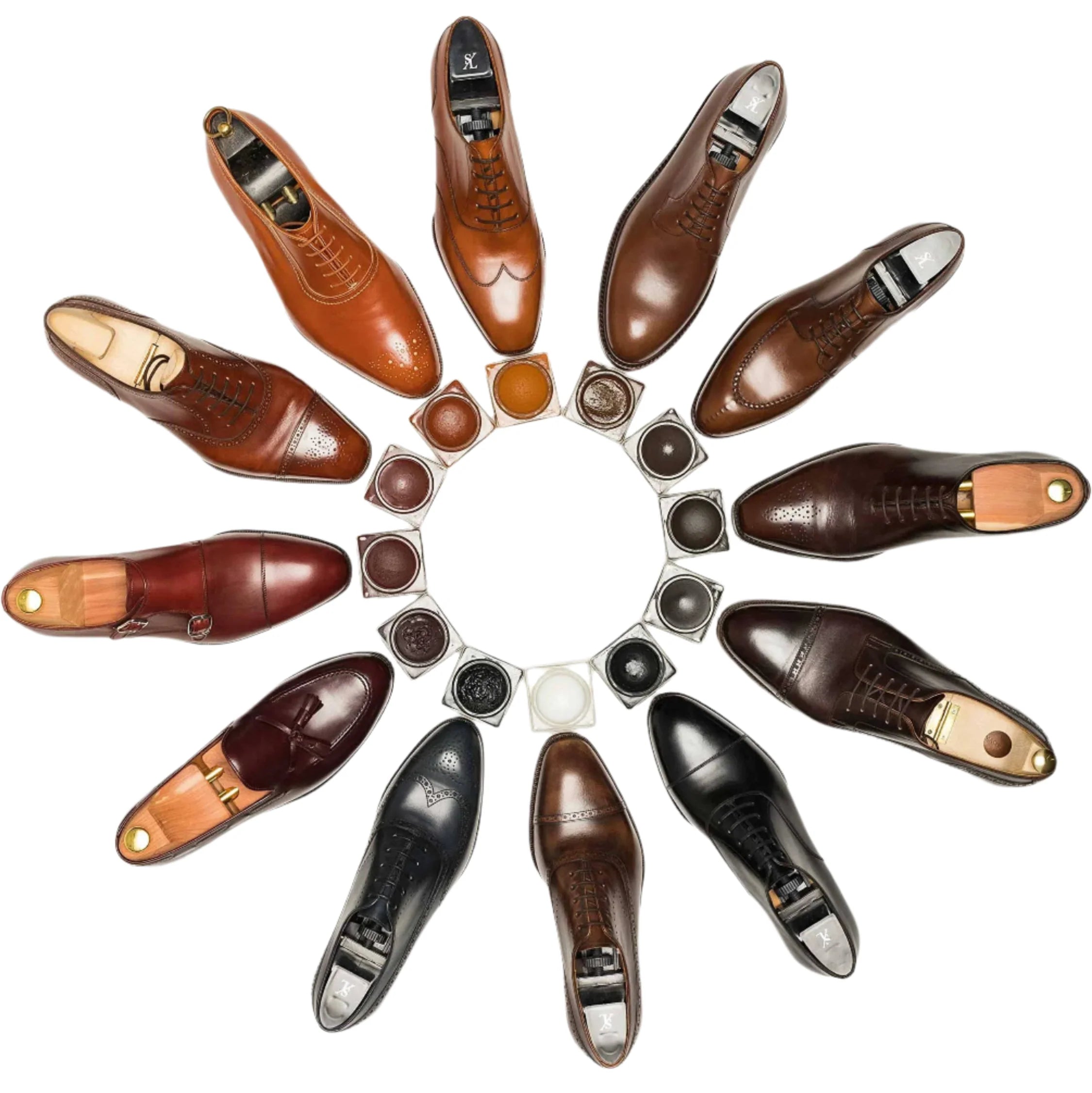 Saphir Shoeshine Starter Kit (12 Piece Bundle)