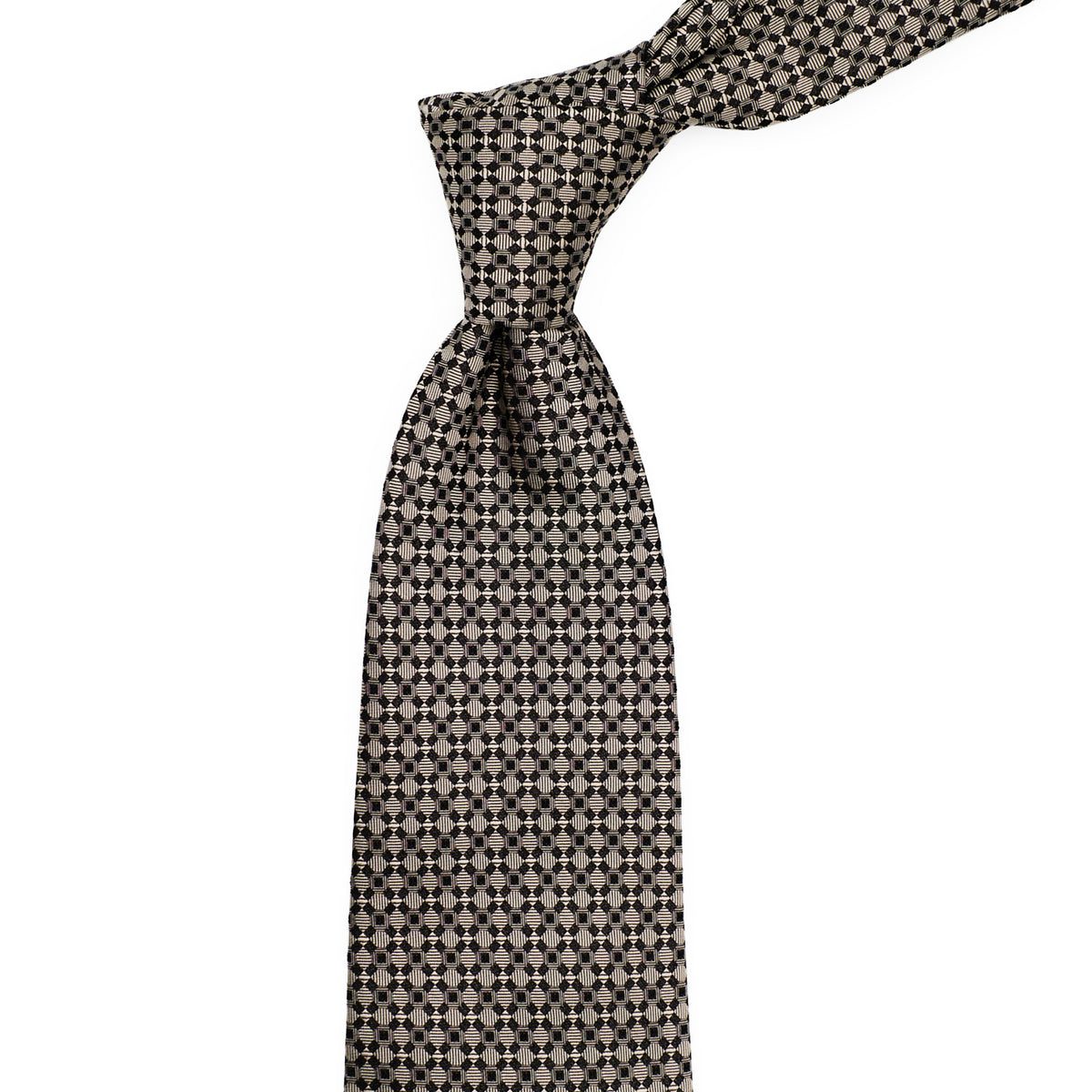 Sovereign Grade Silver & Black Gatsby Bodiam Archive Tie