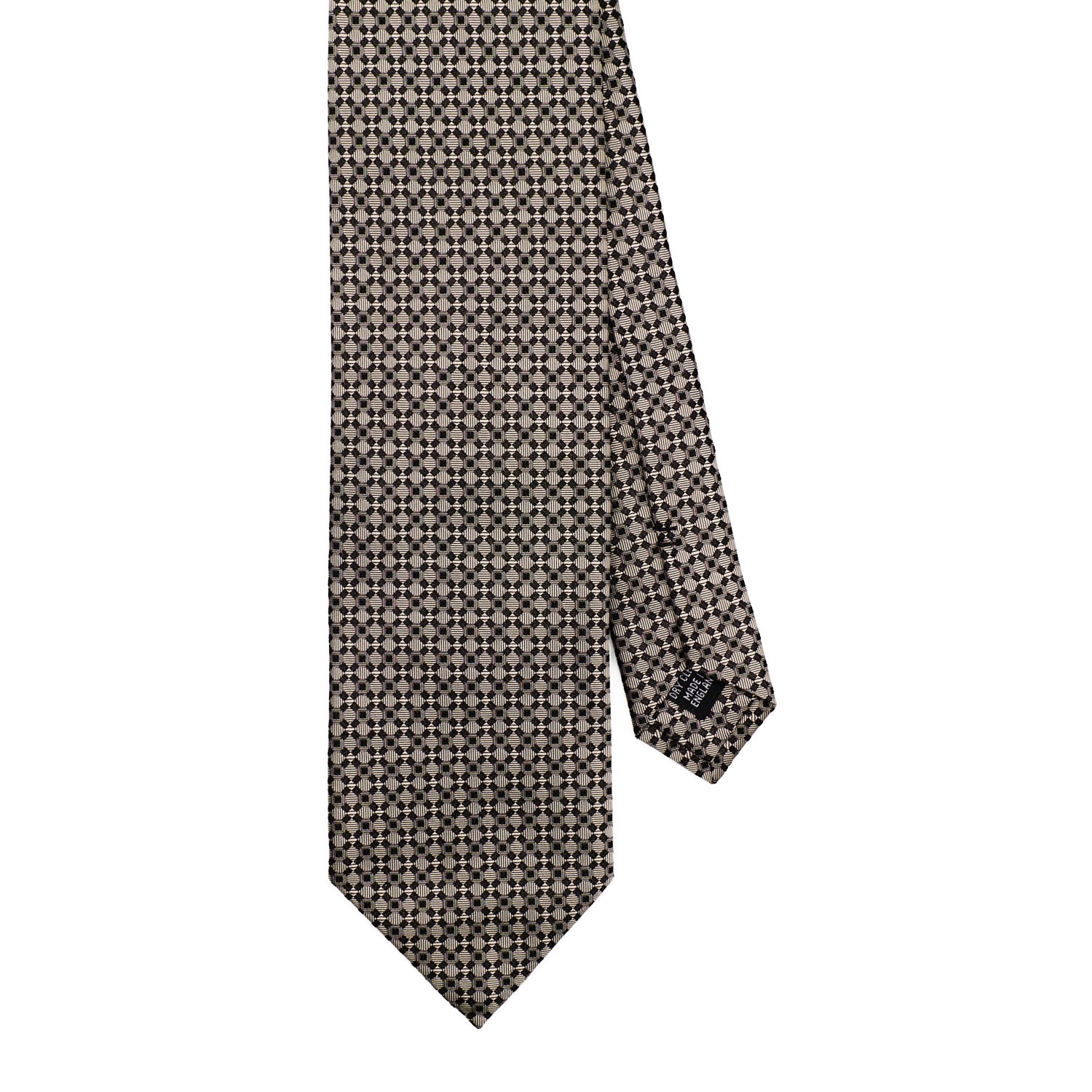 Sovereign Grade Silver & Black Gatsby Bodiam Archive Tie