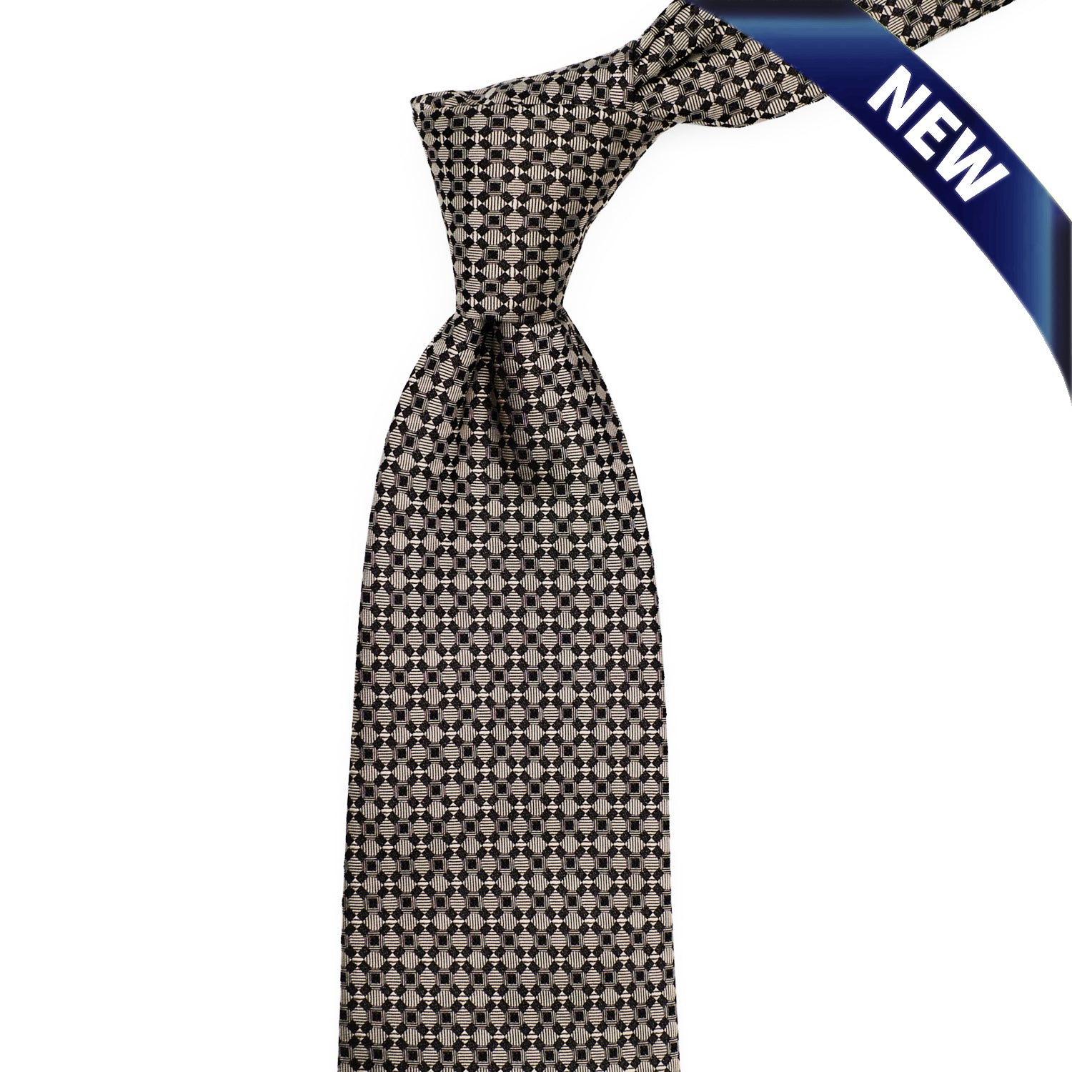 Sovereign Grade Silver & Black Gatsby Bodiam Archive Tie