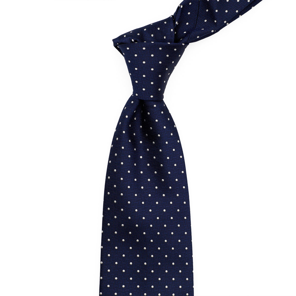 Sovereign Grade Blue Small Dot Bodiam Archive Tie