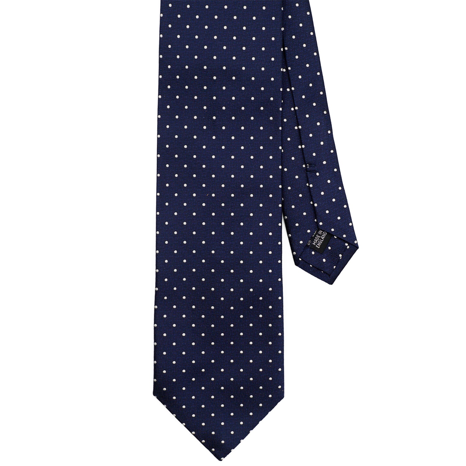 Sovereign Grade Blue Small Dot Bodiam Archive Tie