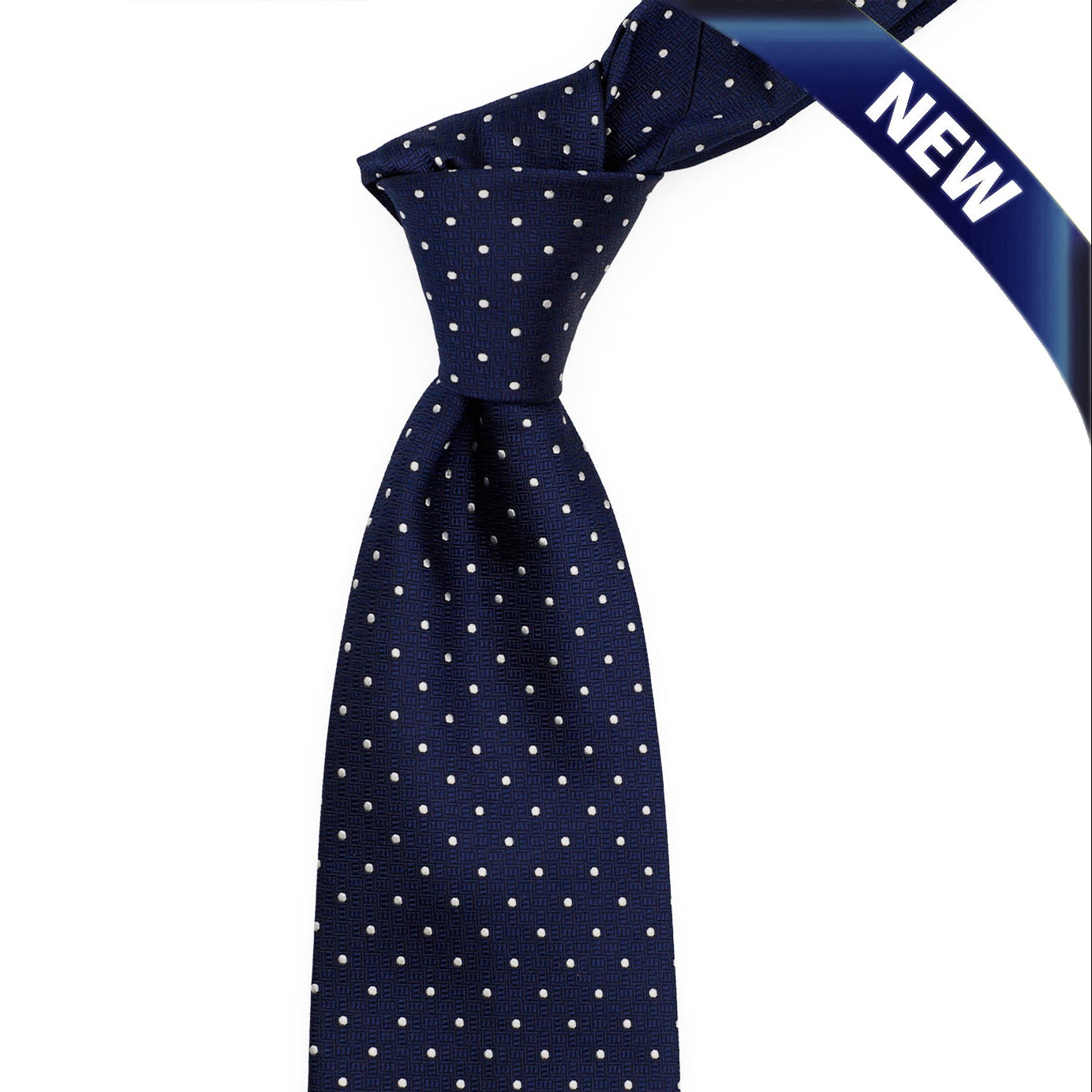 Sovereign Grade Blue Small Dot Bodiam Archive Tie