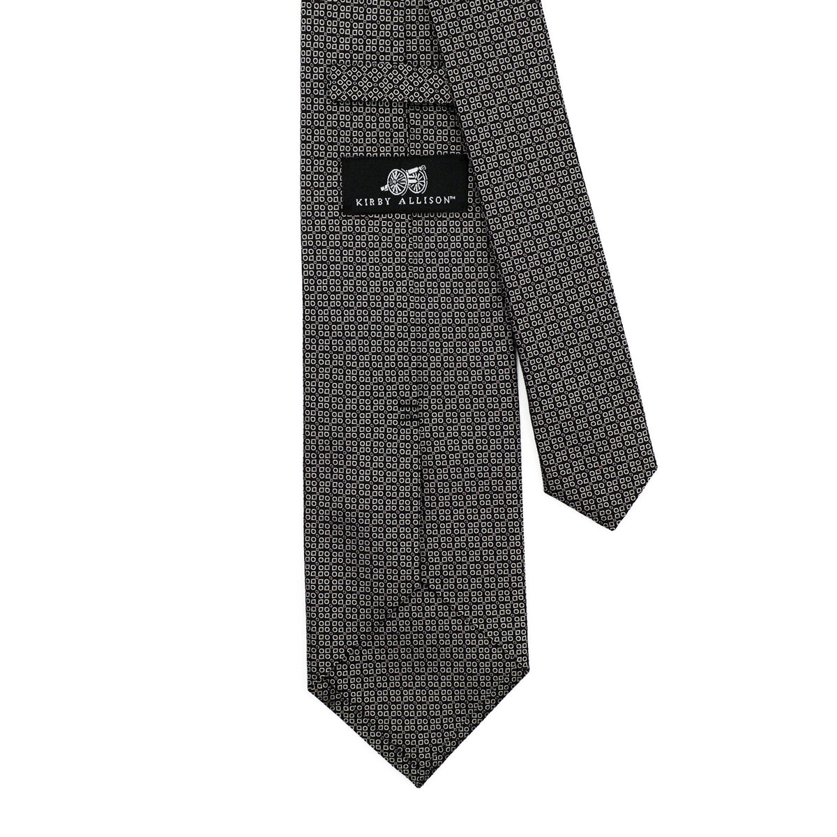 Sovereign Grade Black & Silver Neat Bodiam Archive Tie