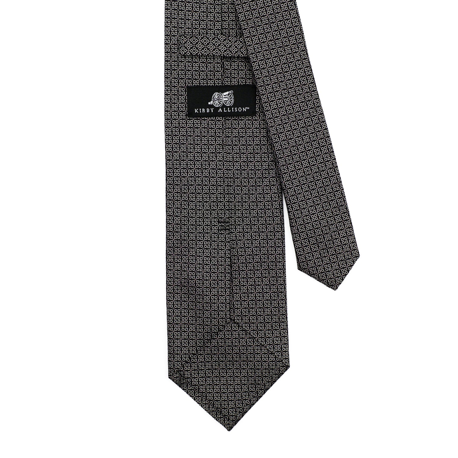 Sovereign Grade Black & Silver Neat Bodiam Archive Tie