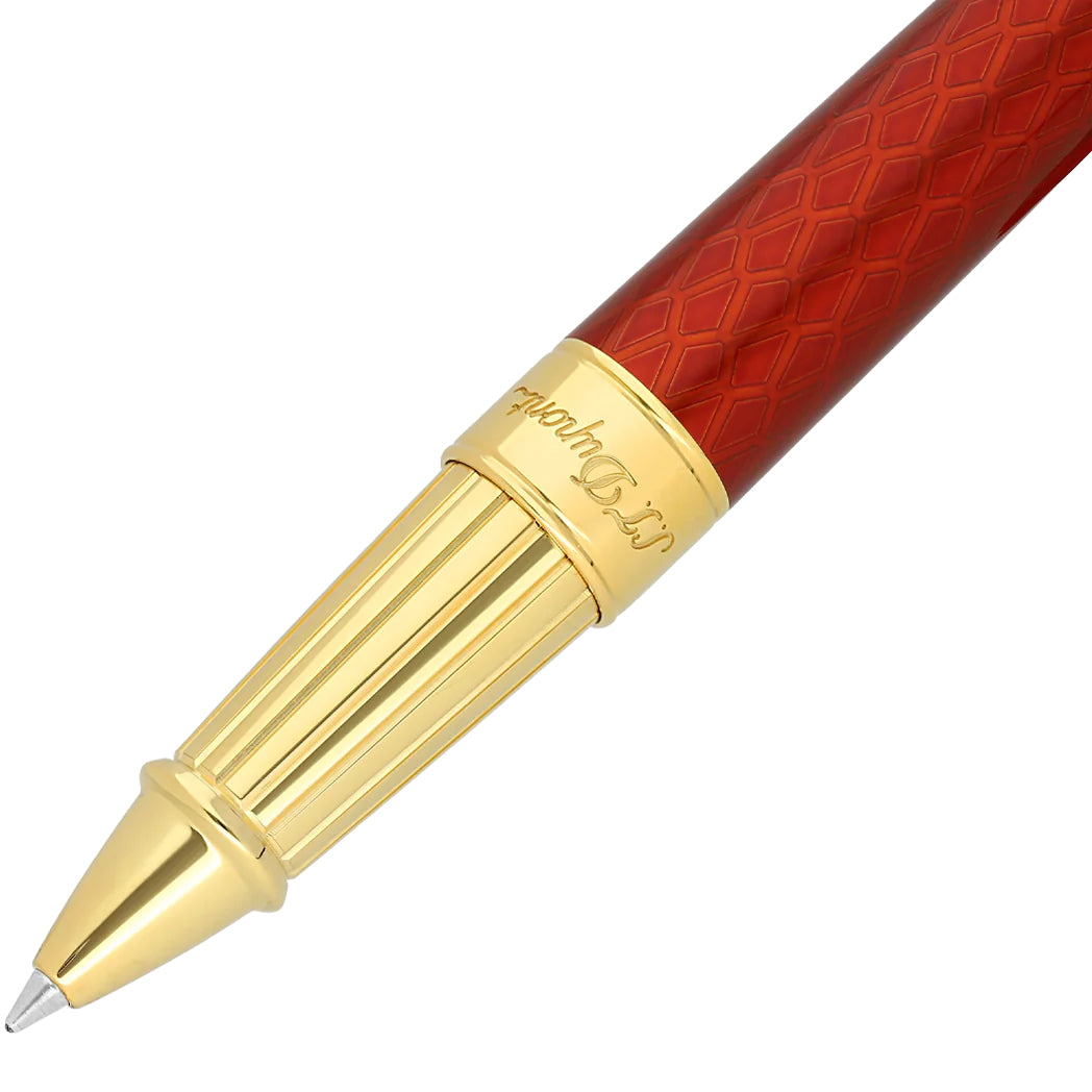 S.T. Dupont Line D Eternity Dragon Rollerball Pen Burgundy