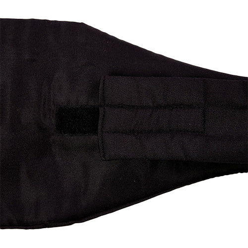 The Sovereign Grade Black Barathea Cummerbund from KirbyAllison.com is an exquisitely crafted formal accessory made of premium black Barathea fabric, complete with an adjustable waistband for an ideal fit.