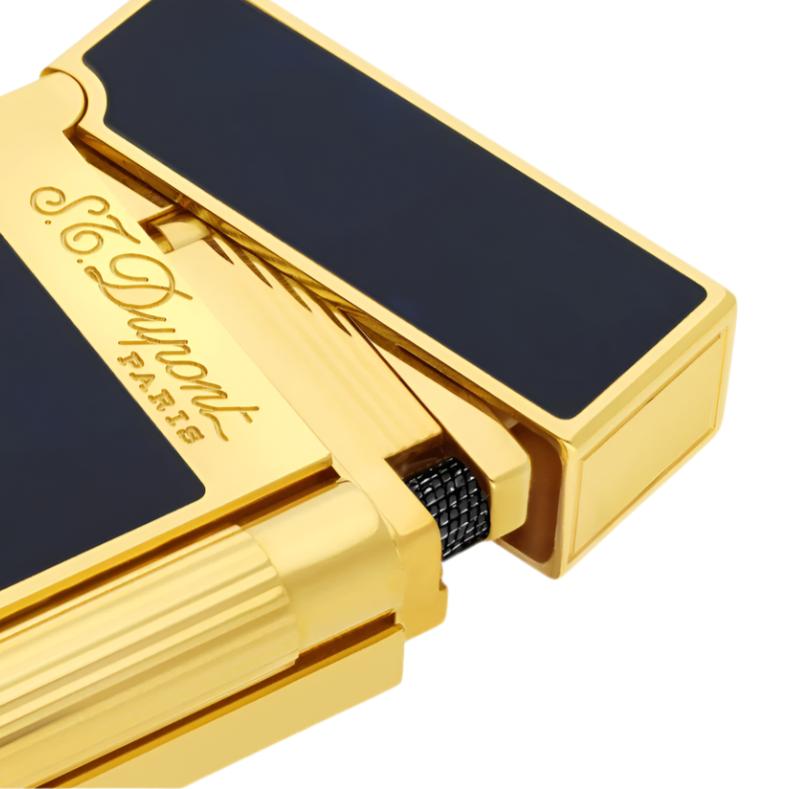 S.T. Dupont Line 2 Atelier Dark Blue Chinese Lacquer Lighter