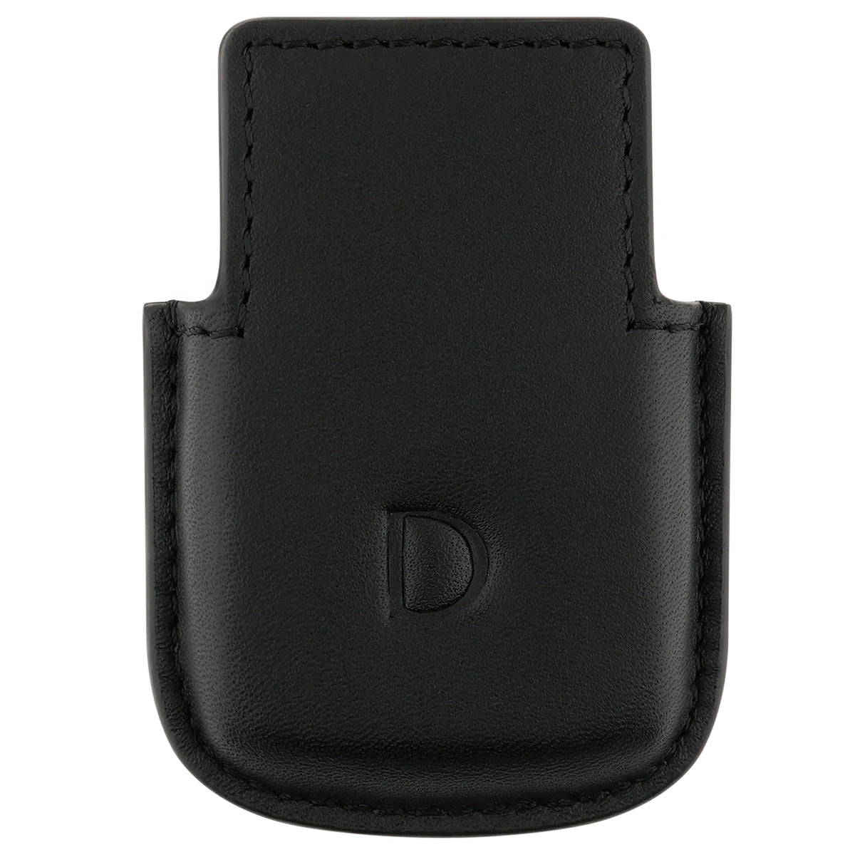 S.T. Dupont Black Leather Line 2 Slim Lighter Case