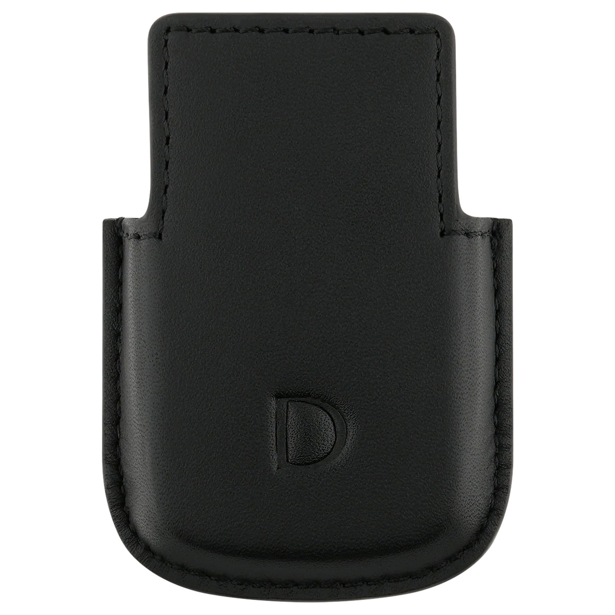 S.T. Dupont Black Leather Le Grand Cling Slim Lighter Case