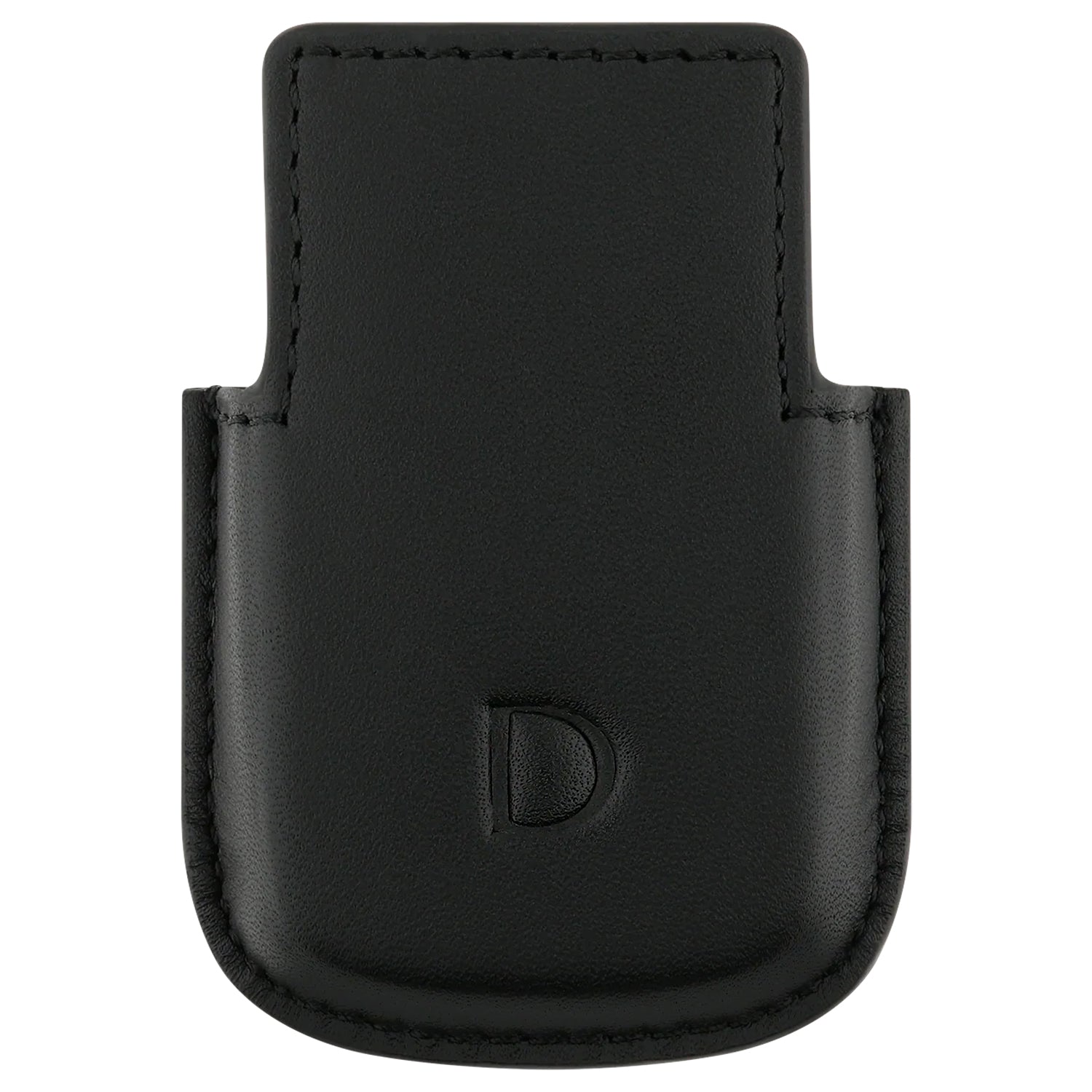 S.T. Dupont Black Leather Le Grand Cling Slim Lighter Case