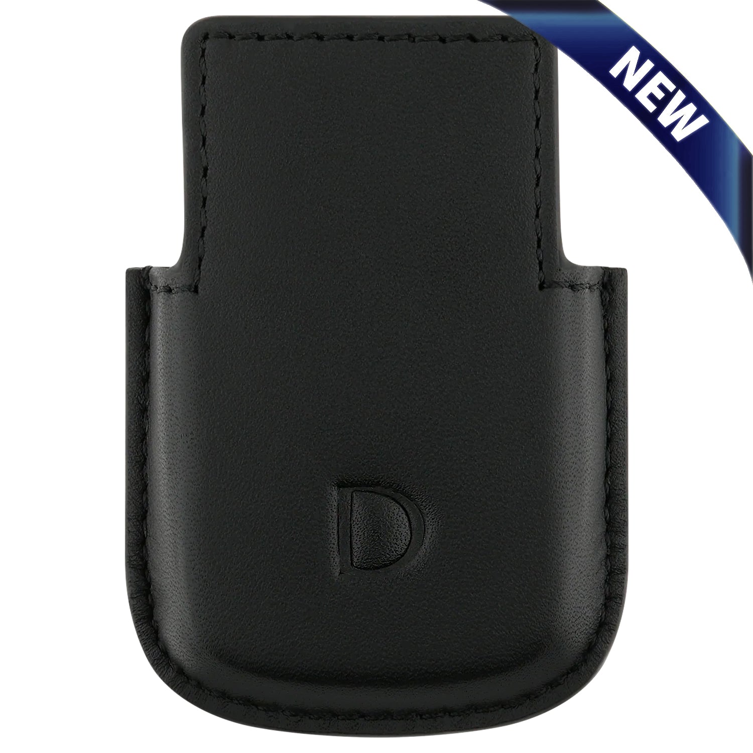S.T. Dupont Black Leather Le Grand Cling Slim Lighter Case