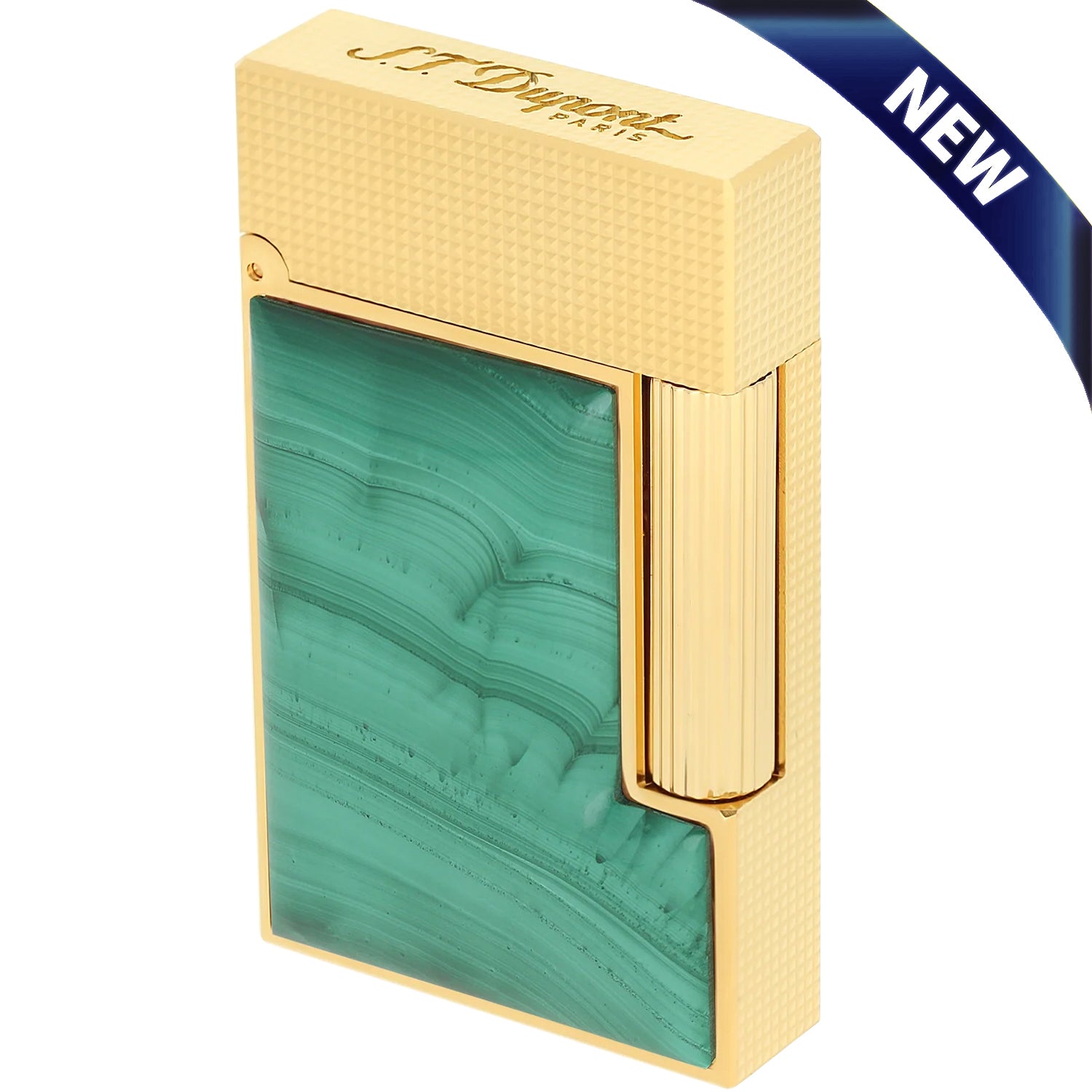 S.T. Dupont Limited Edition Line 2 Malachite Stone Lighter