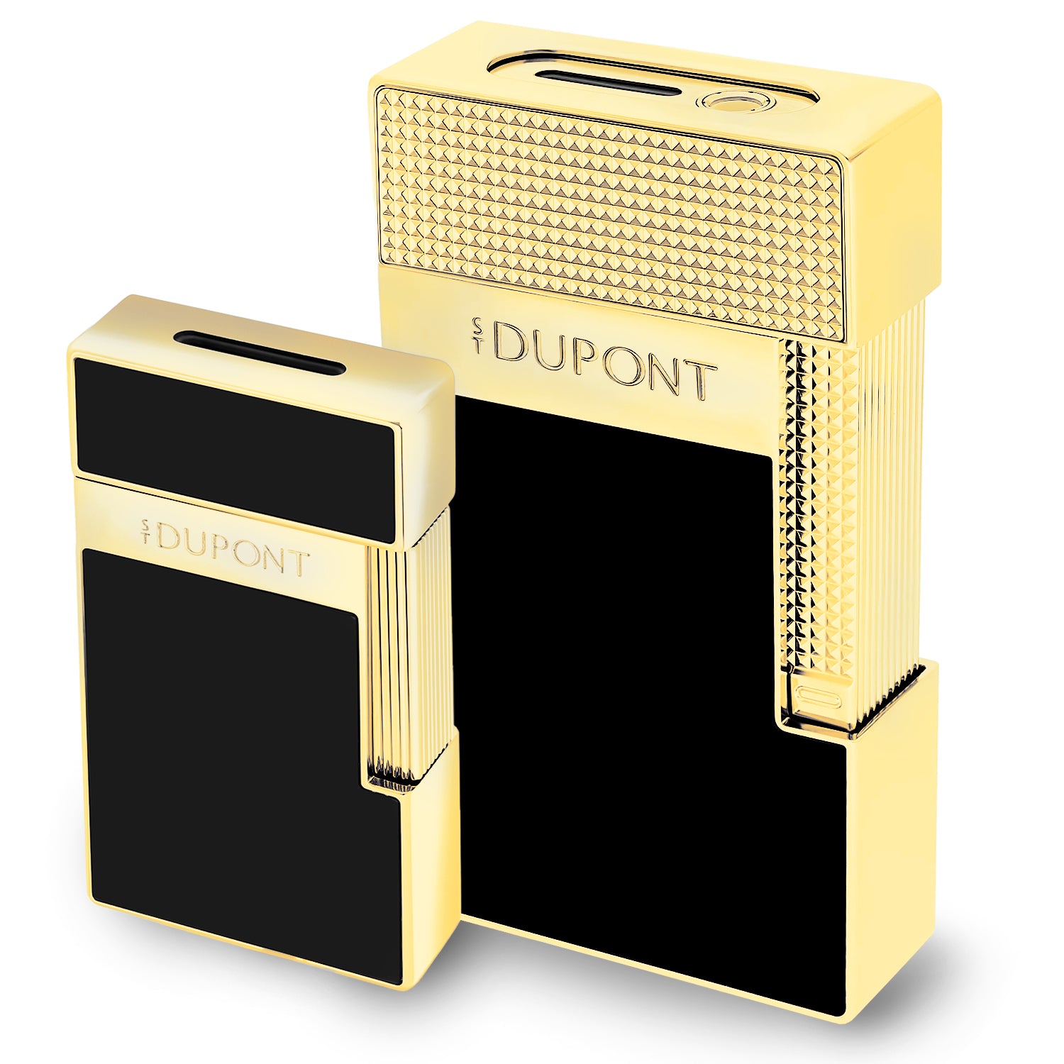 S.T. Dupont Black & Gold Table Lighter