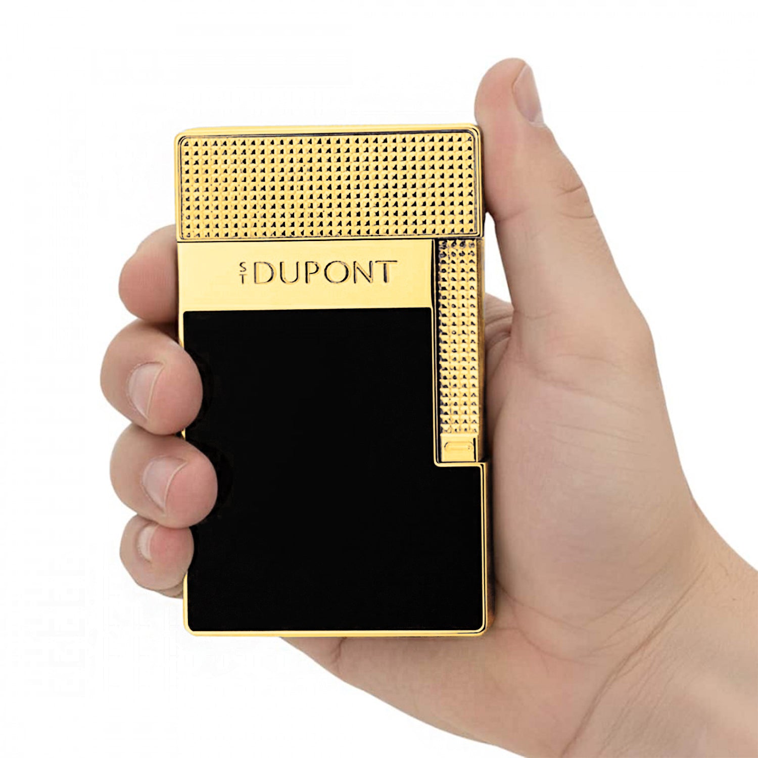 S.T. Dupont Black & Gold Table Lighter