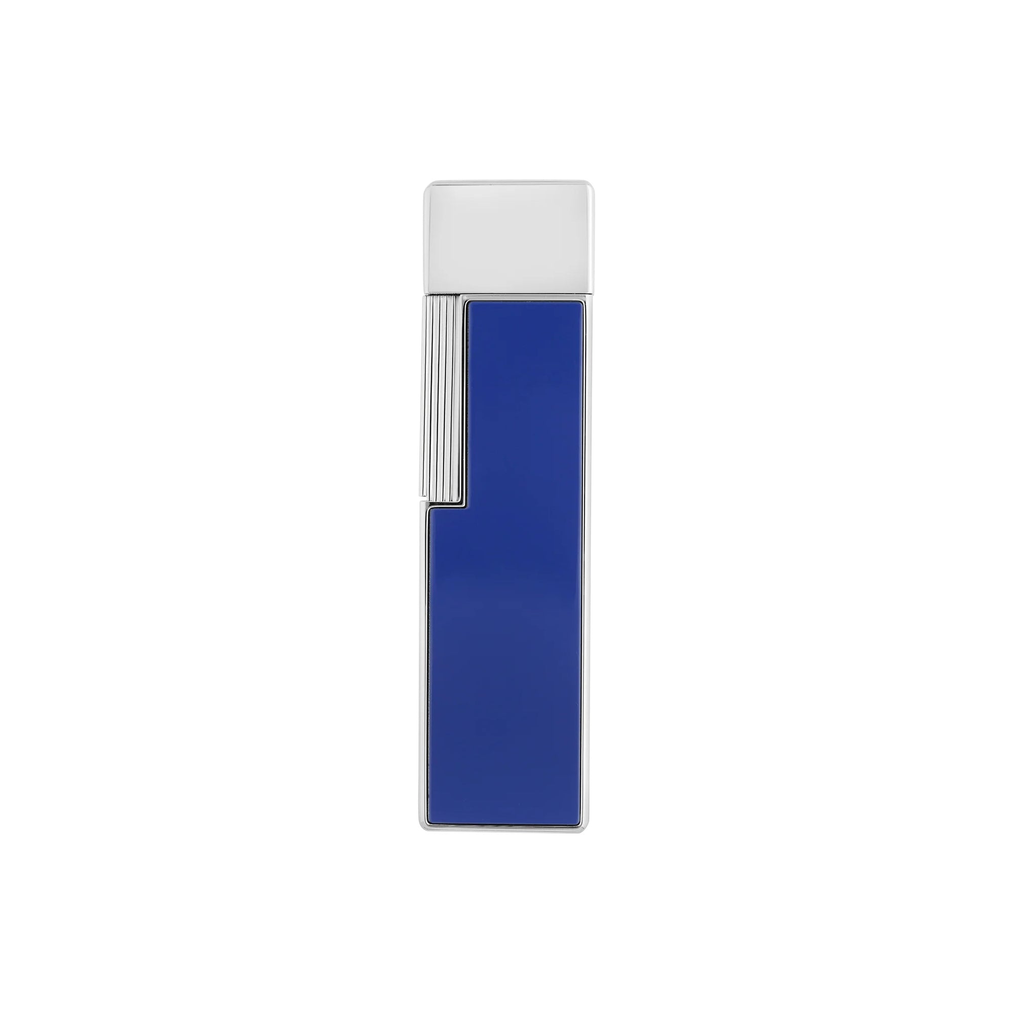 S.T. Dupont Twiggy Chrome Blue Lacquered Lighter