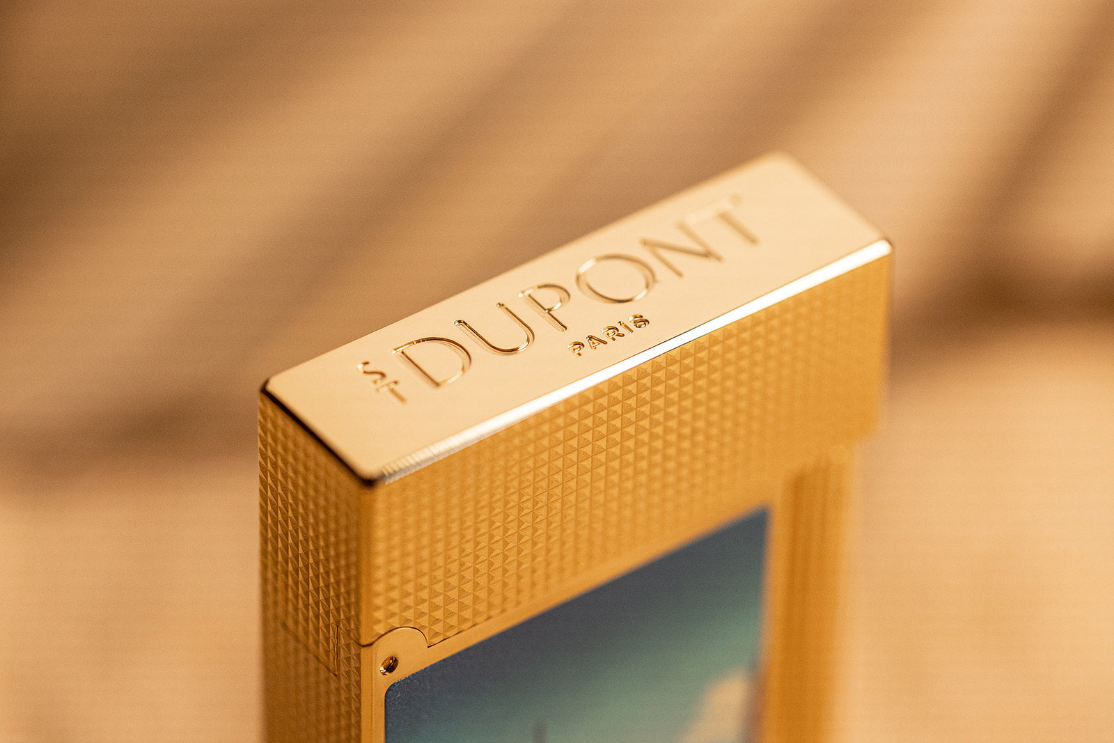 S.T. Dupont Line 2 Havana Dreams Tobacco Estate Gold Finish Lighter