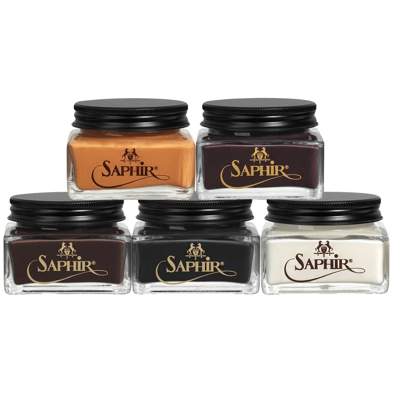 Saphir Cordovan Cream Shoe Polish - 75ml