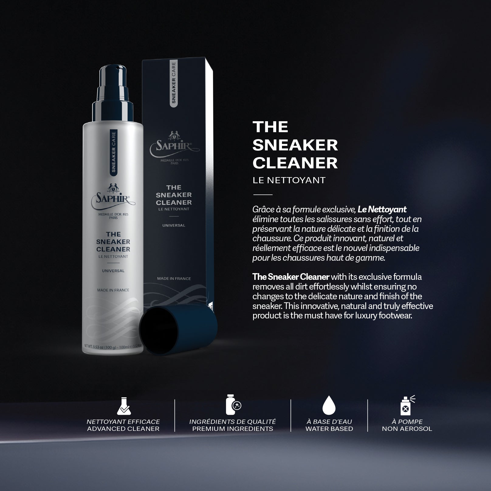 The Sneaker Cleaner by Saphir - 100ml