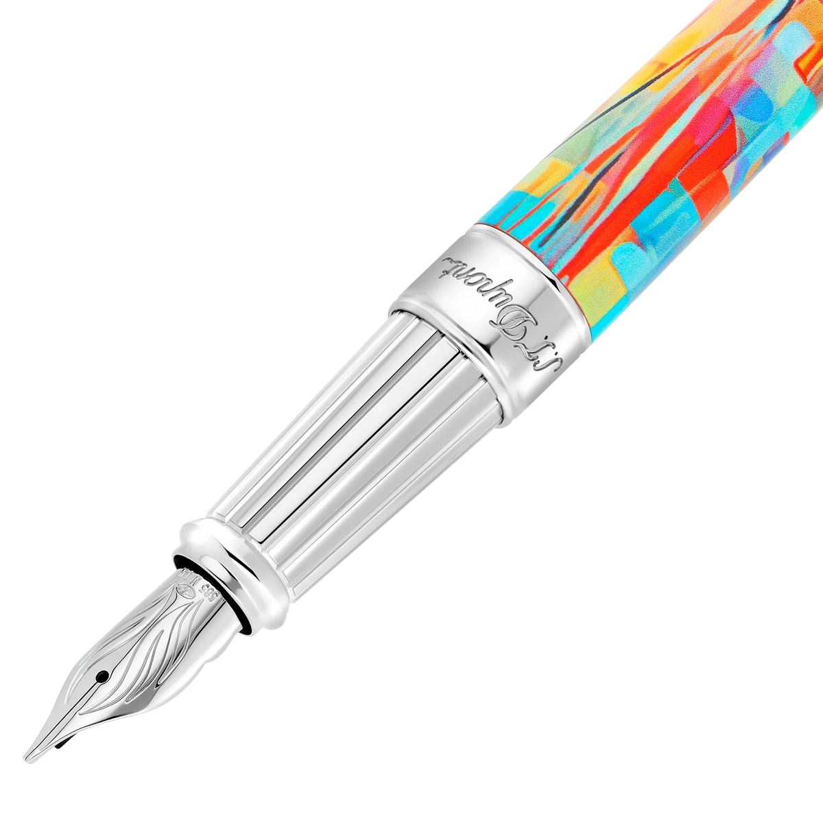 S.T. Dupont Line D Eternity Graff'ty Multicolor Large Fountain Pen