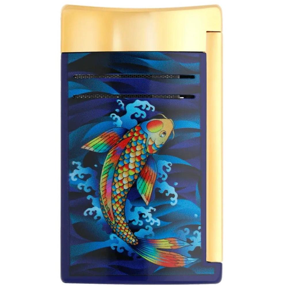 S.T. Dupont Maxijet Golden Koi Fish Lighter