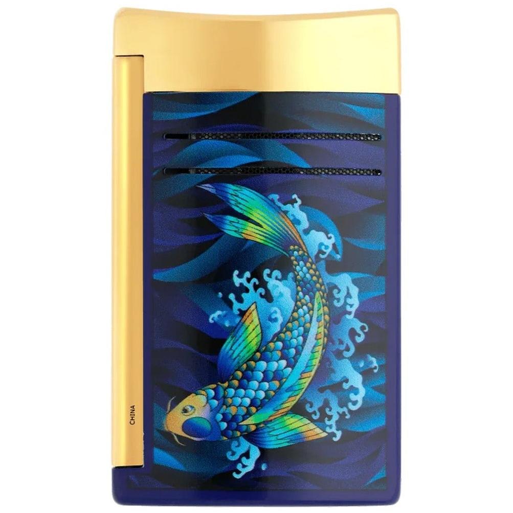 S.T. Dupont Maxijet Golden Koi Fish Lighter