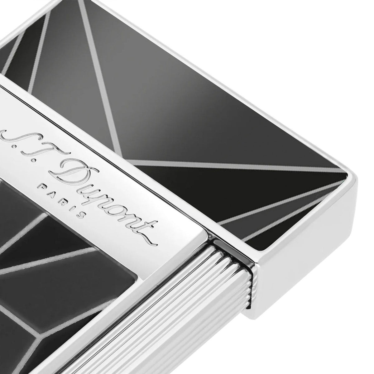 S.T. Dupont Slimmy Black/Chrome Fire X Lighter