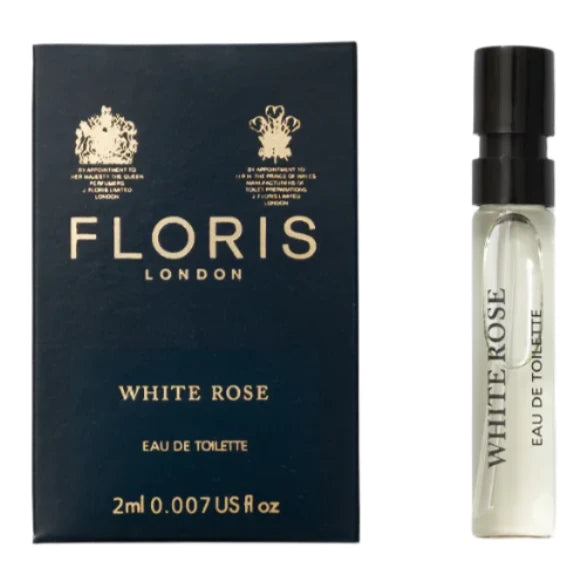 FLORIS White Rose Eau de Toilette - Sample 2 ml | KirbyAllison.com